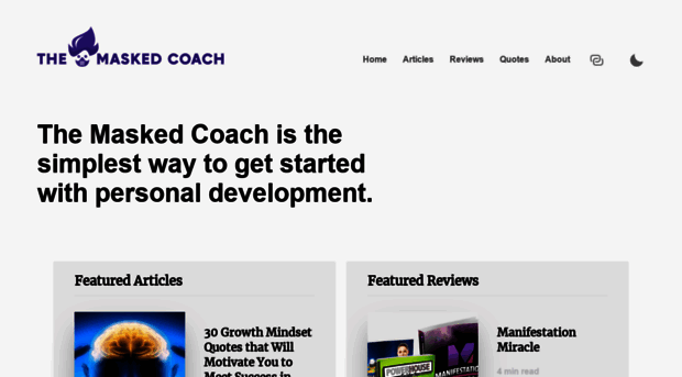 themaskedcoach.com