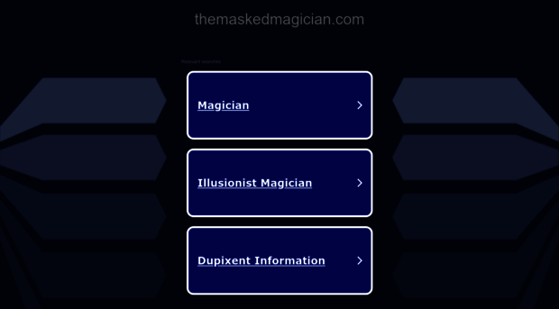 themaskedmagician.com