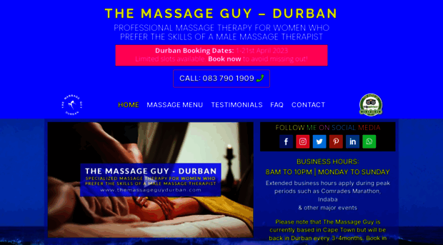 themassageguydurban.com