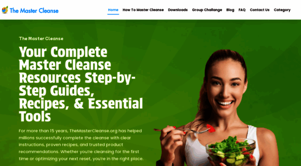 themastercleanse.org