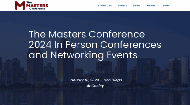 themastersconference.com