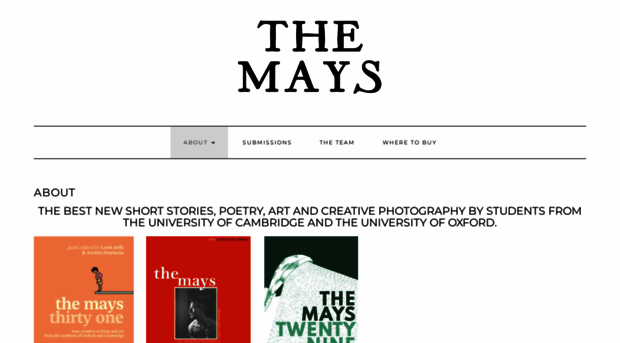 themaysanthology.co.uk