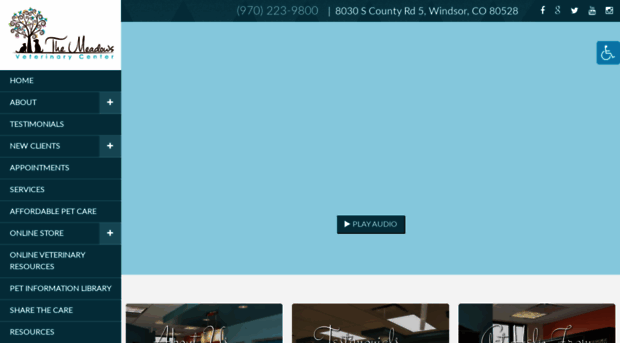 themeadowsvetcenter.com