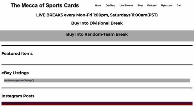 themeccaofsportscards.com