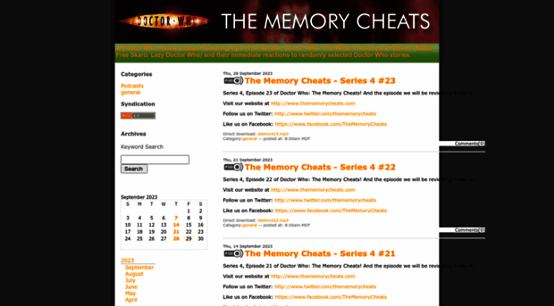 thememorycheats.libsyn.com