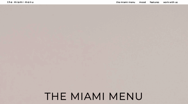 themiamimenu.com