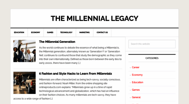 themillenniallegacy.com