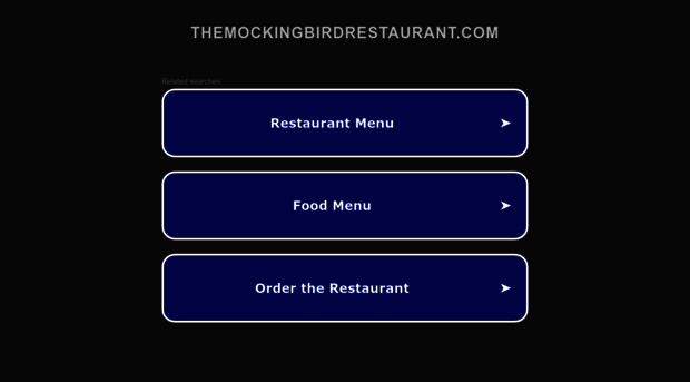 themockingbirdrestaurant.com