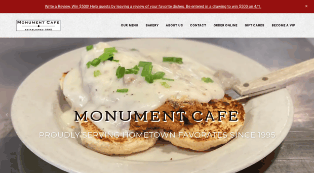 themonumentcafe.com