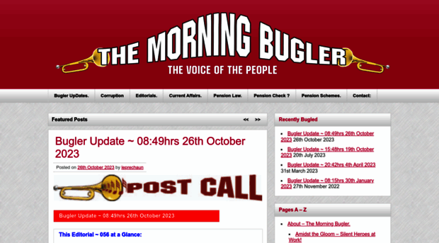 themorningbugler.com