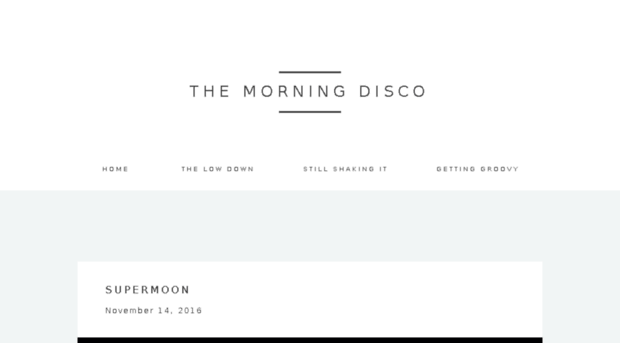 themorningdisco.com