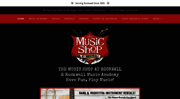 themusicshopatrockwall.com