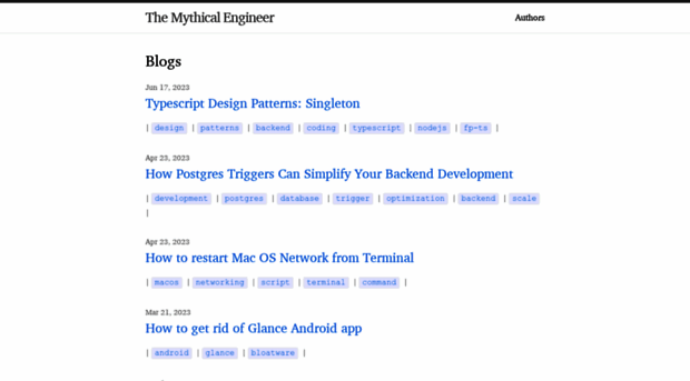 themythicalengineer.com