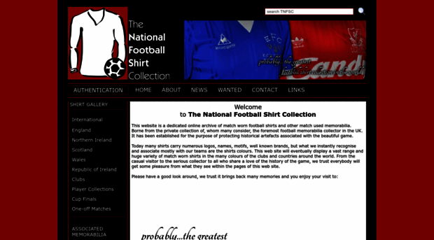 thenationalfootballshirtcollection.co.uk