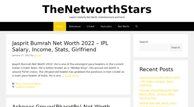 thenetworthstars.com