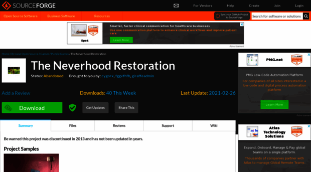 theneverhood.sourceforge.net