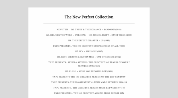 thenewperfectcollection.com