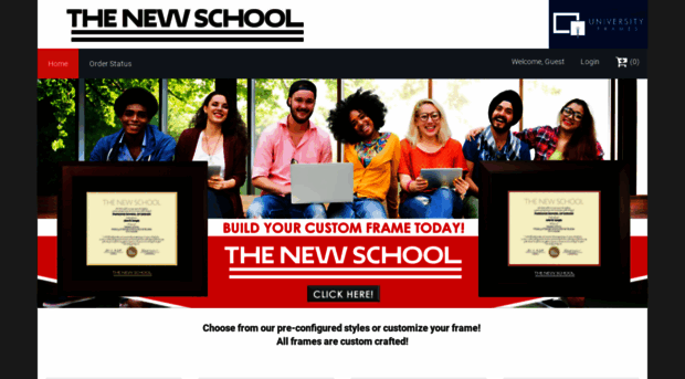 thenewschool.universityframes.com