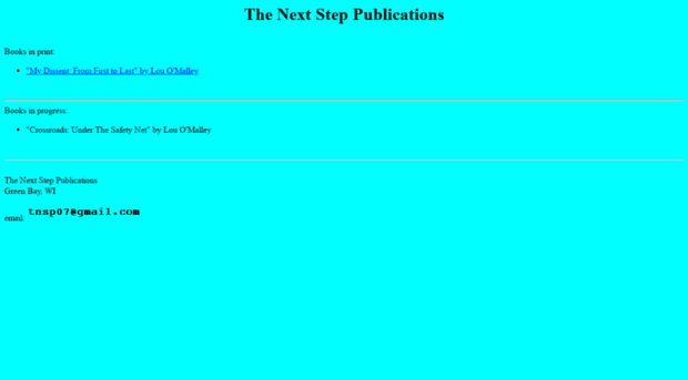 thenextsteppublications.com