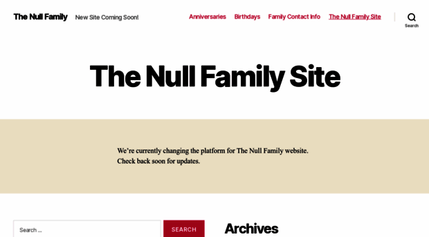 thenullfamily.com