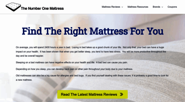 thenumberonemattress.com