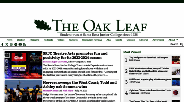 theoakleafnews.com