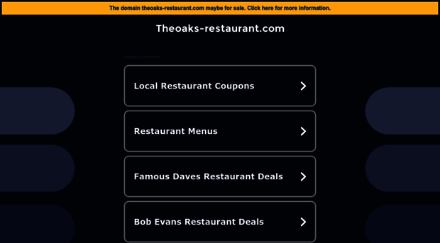 theoaks-restaurant.com