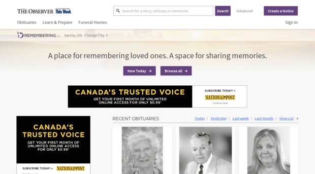 theobserver.remembering.ca