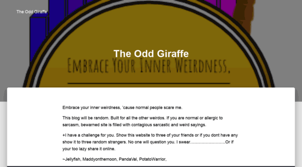 theoddgiraffe.kneedrag.org