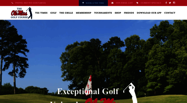 theolemissgolfcourse.com