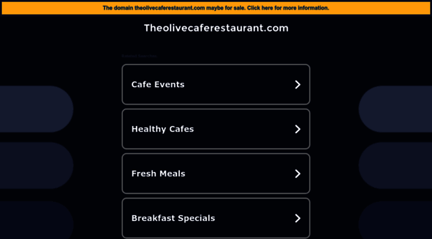 theolivecaferestaurant.com