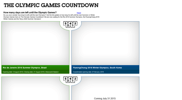 theolympicgamescountdown.com