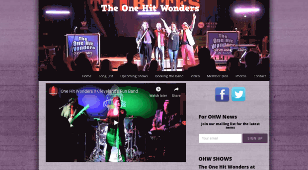 theonehitwonderscleveland.com