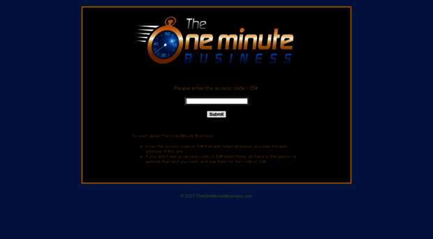 theoneminutebusiness.com