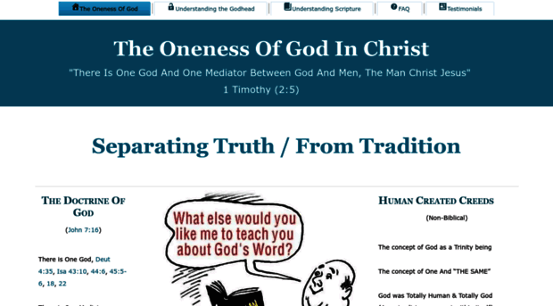 theonenessofgod.org