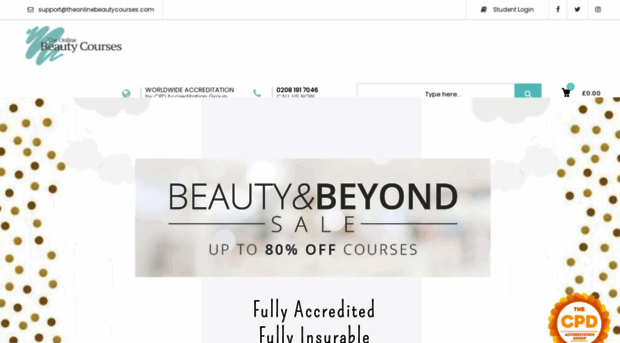 theonlinebeautycourses.com