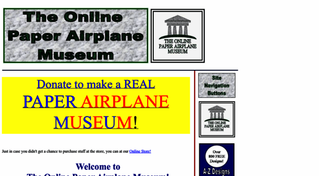 theonlinepaperairplanemuseum.com