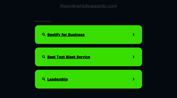 theonlineradioawards.com