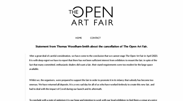 theopenartfair.com