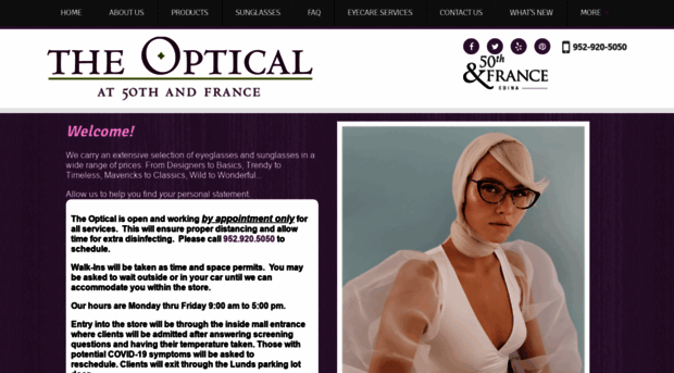 theopticaledina.com