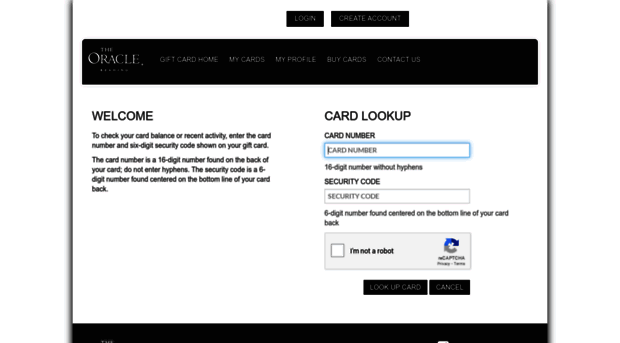 theoraclegiftcard.com