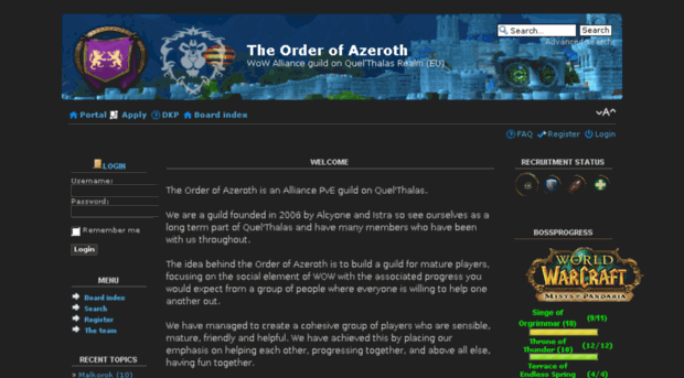 theorderofazeroth.net