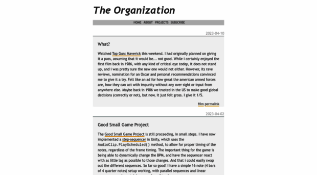 theorganization.net