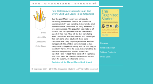 theorganizedstudent.com