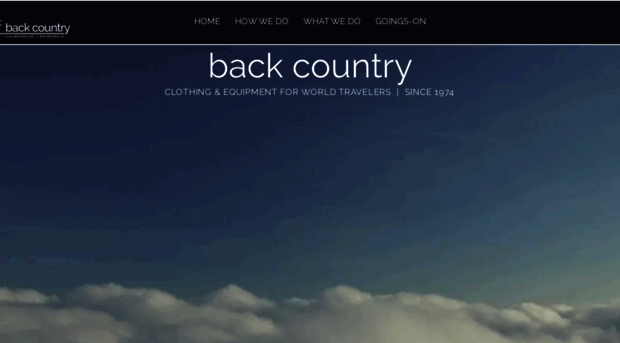 theoriginalbackcountry.com