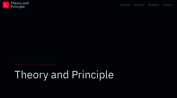 theoryandprinciple.com