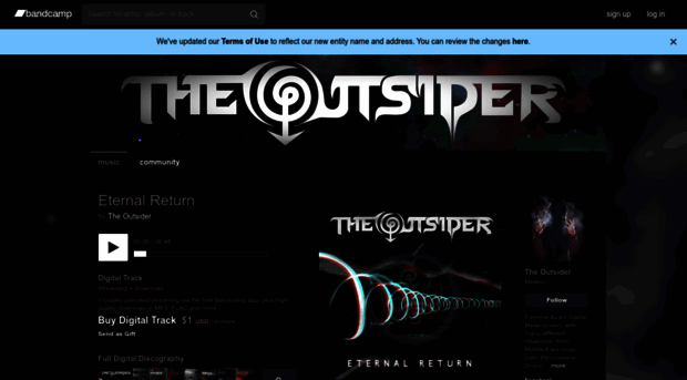 theoutsider-band.bandcamp.com