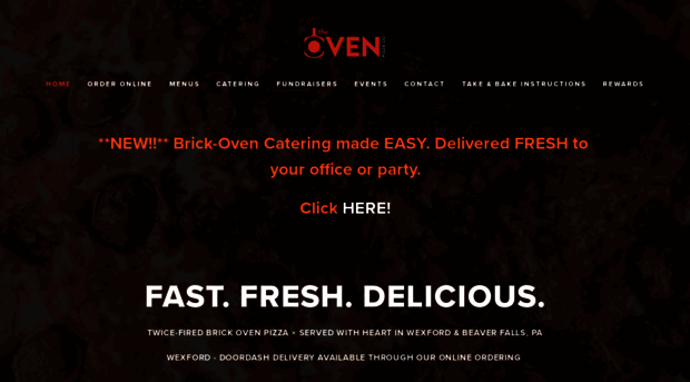 theovenpizzaco.com