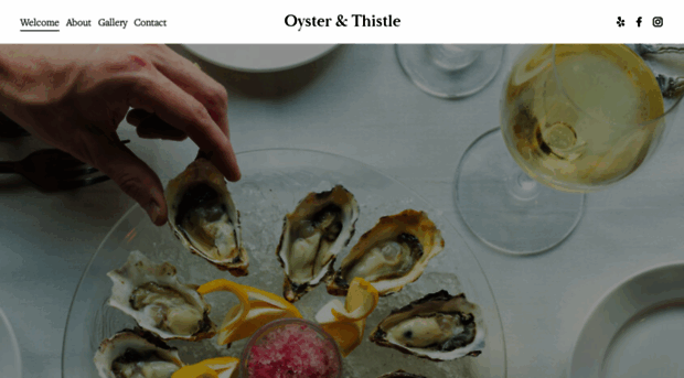 theoysterandthistle.com