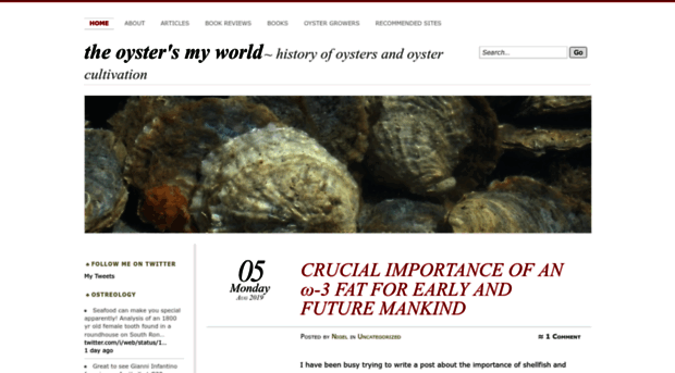 theoystersmyworld.com